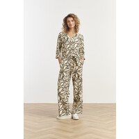 Smashed Lemon Jumpsuit Sand Black