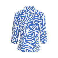Smashed Lemon Top Cobalt Blue White