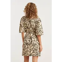 Smashed Lemon Dress Sand Black