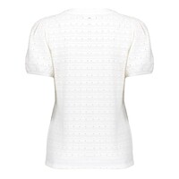 Geisha Top Ajour Off White