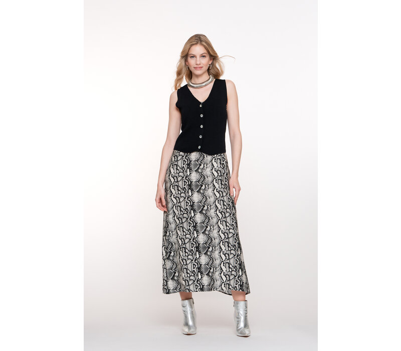 Geisha Spencer Knitted Black