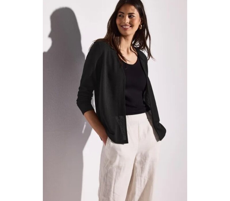 Street One Nette Summer Knit Vest Black