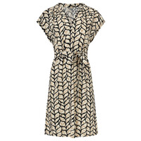 Smashed Lemon Dress Sand Black