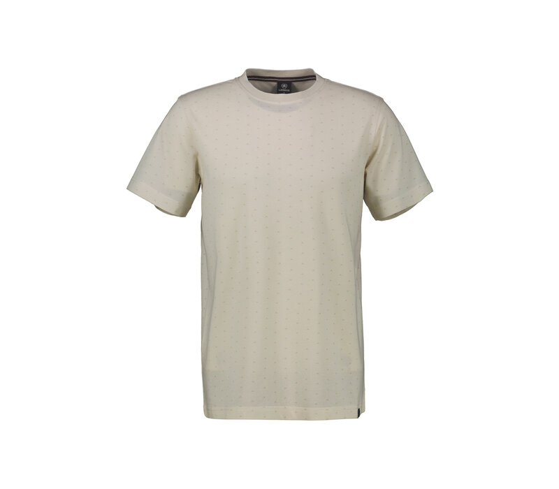 Lerros T-Shirt Serafino Broken White