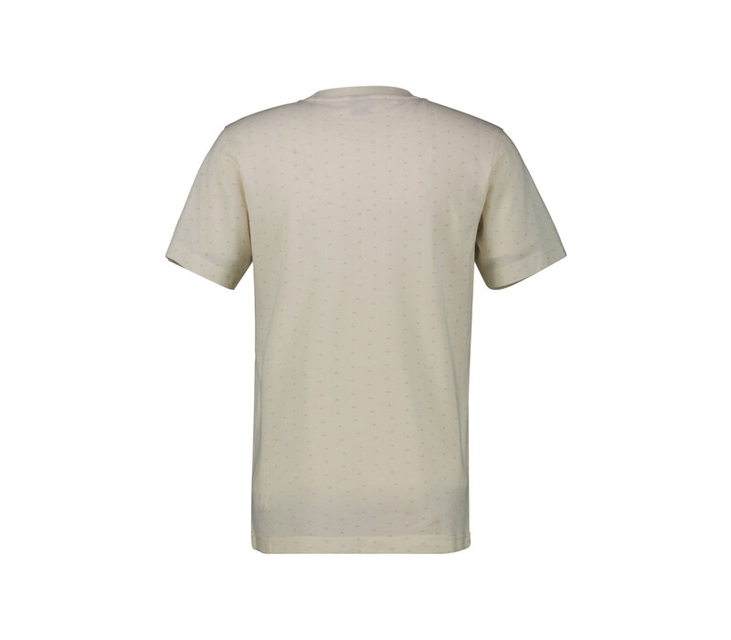 Lerros T-Shirt Serafino Broken White