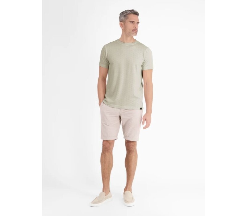 Lerros T-Shirt Serafino Broken White