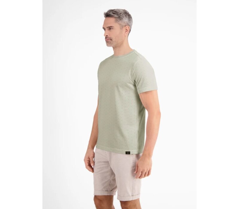 Lerros T-Shirt Serafino Broken White