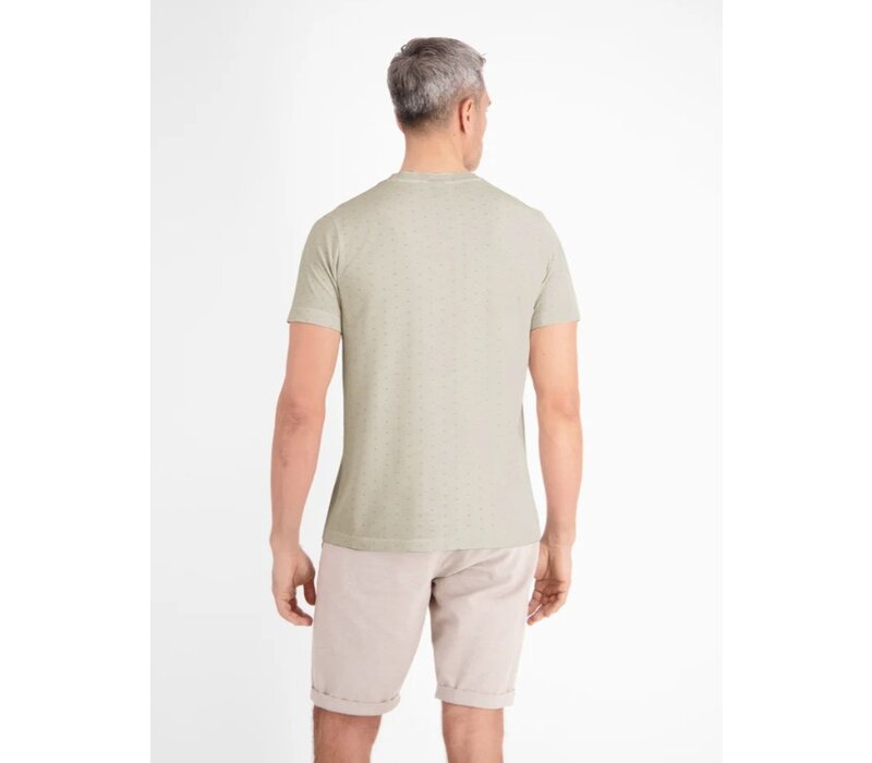 Lerros T-Shirt Serafino Broken White