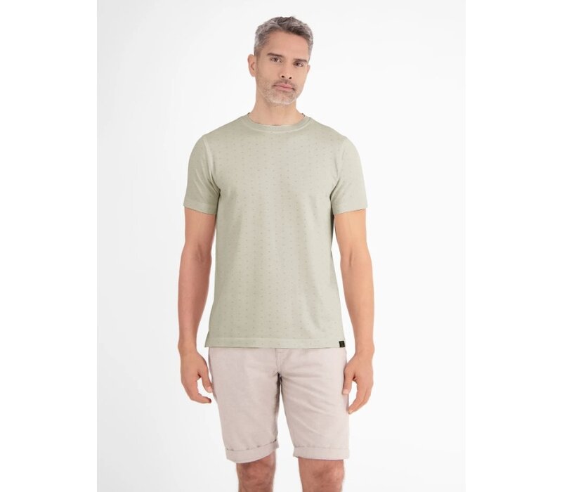 Lerros T-Shirt Serafino Broken White