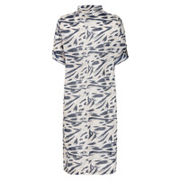 Zoso Printed Blouse Navy Sand