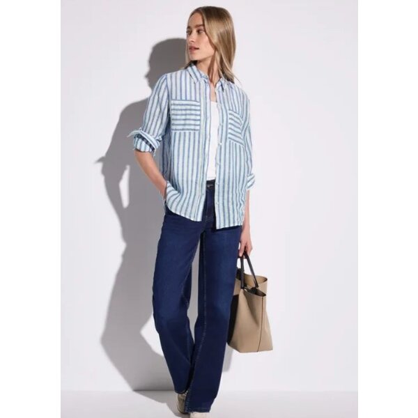 Street One Striped Shirtcollar 