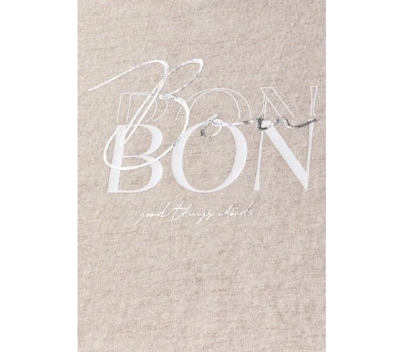 Street One Partprint Shirt Moonstone Sand
