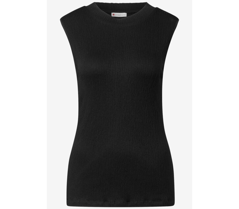 Street One Basic Structure Turtle Neck Black