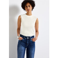 Street One Basic Structure Turtle Neck Off White