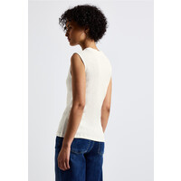 Street One Basic Structure Turtle Neck Off White