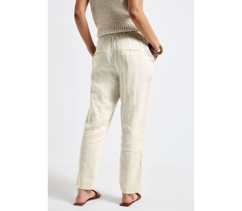 Street One Paperbag High Waist Slim Leg Moonstone Sand