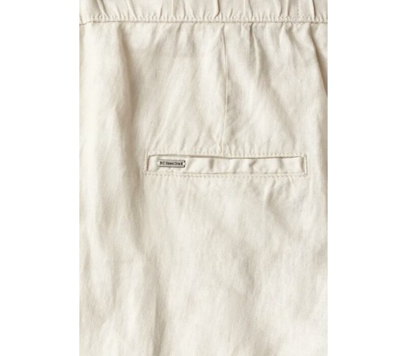 Street One Paperbag High Waist Slim Leg Moonstone Sand