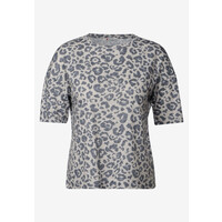Street One Printed Burn Dessin Shirt Coastal Beige