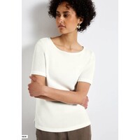 Street One Knit Look Shirt Off White