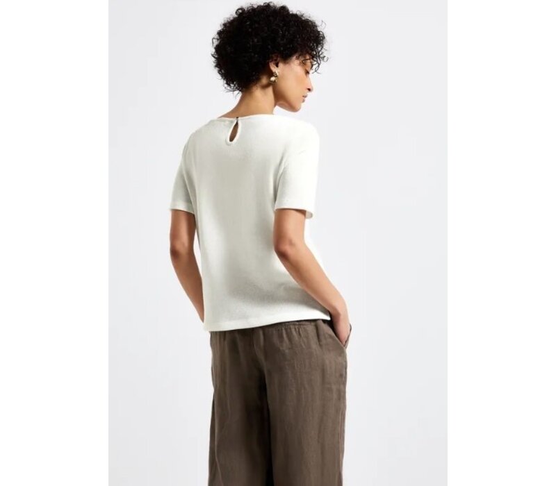 Street One Knit Look Shirt Off White
