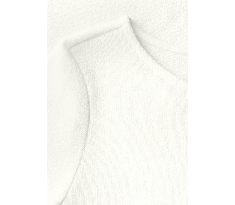 Street One Knit Look Shirt Off White