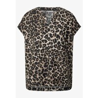 Street One Shirtblouse with Splitneck Black