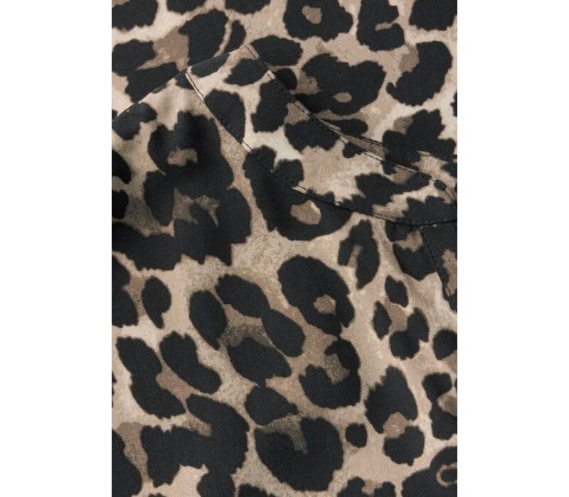 Street One Shirtblouse with Splitneck Black