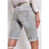 Street One Jane  Mid Waist  Bermuda Light Grey Washed