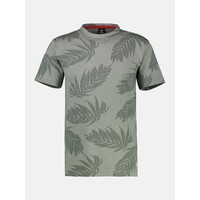 Lerros T-Shirt Serafino Tinted Grey