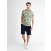 Lerros T-Shirt Serafino Tinted Grey
