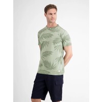 Lerros T-Shirt Serafino Tinted Grey