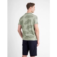 Lerros T-Shirt Serafino Tinted Grey