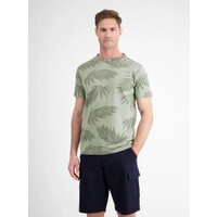 Lerros T-Shirt Serafino Tinted Grey