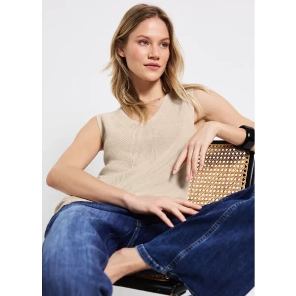 Street One Knitted Rib Top 