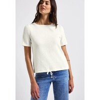 Street One Cosy Structure Shirt Off White