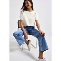 Street One Cosy Structure Shirt Off White