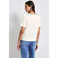 Street One Cosy Structure Shirt Off White