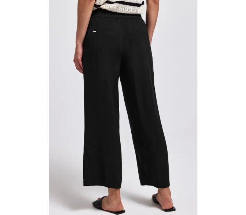 Street One Emee High Waist Wide Leg Black