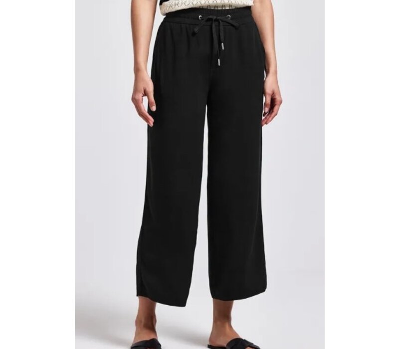 Street One Emee High Waist Wide Leg Black