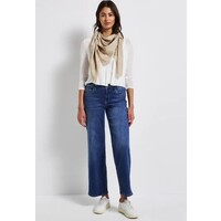 Street One Fine Jacquard Square Sjaal Coastal Beige