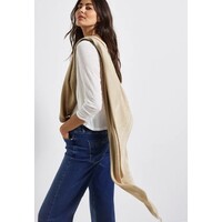 Street One Fine Jacquard Square Sjaal Coastal Beige