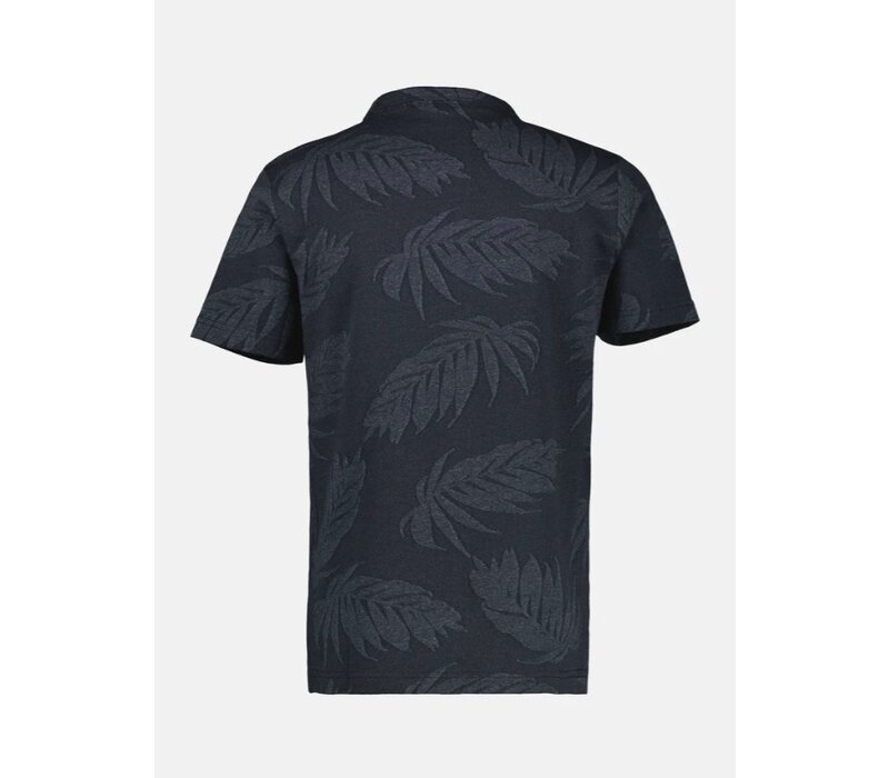 Lerros T-Shirt Serafino Classic Navy