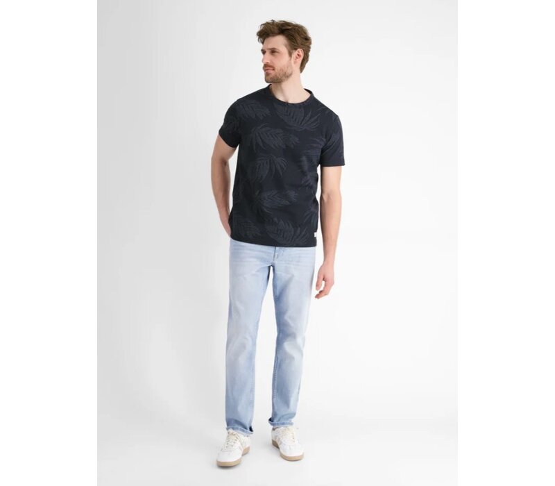 Lerros T-Shirt Serafino Classic Navy