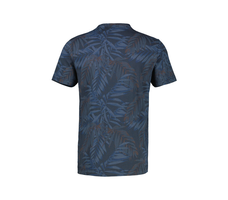 Lerros T-Shirt Serafino Classic Navy