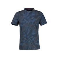 Lerros T-Shirt Serafino Classic Navy