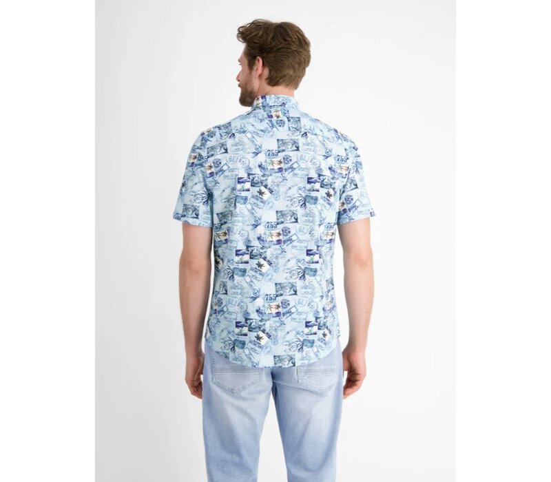 Lerros Overhemd Cobalt Blue