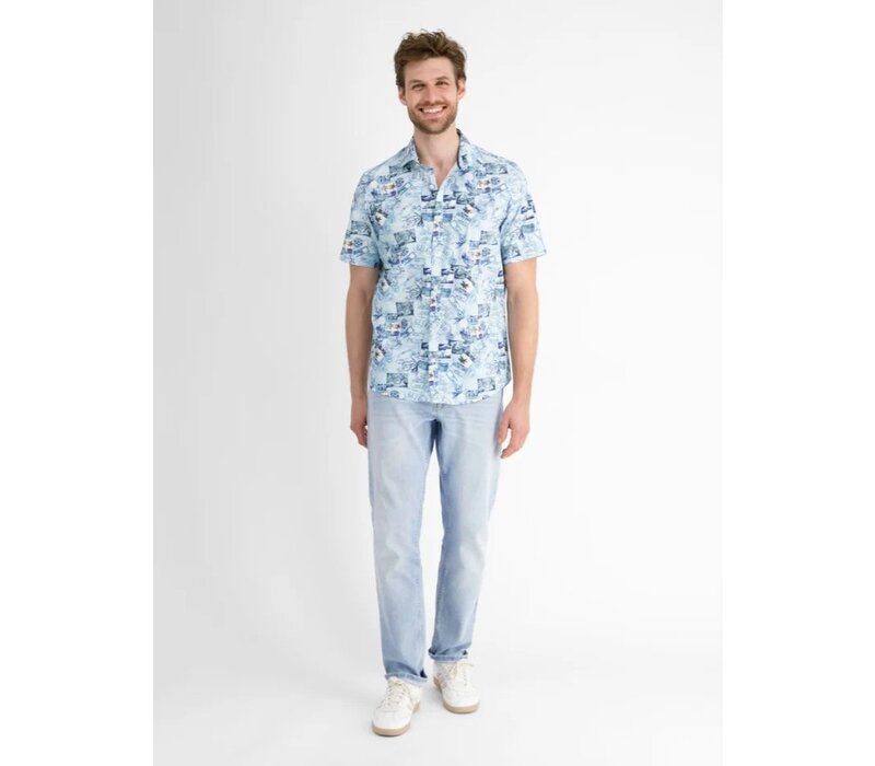 Lerros Overhemd Cobalt Blue