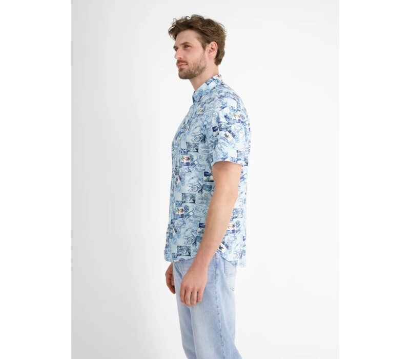 Lerros Overhemd Cobalt Blue