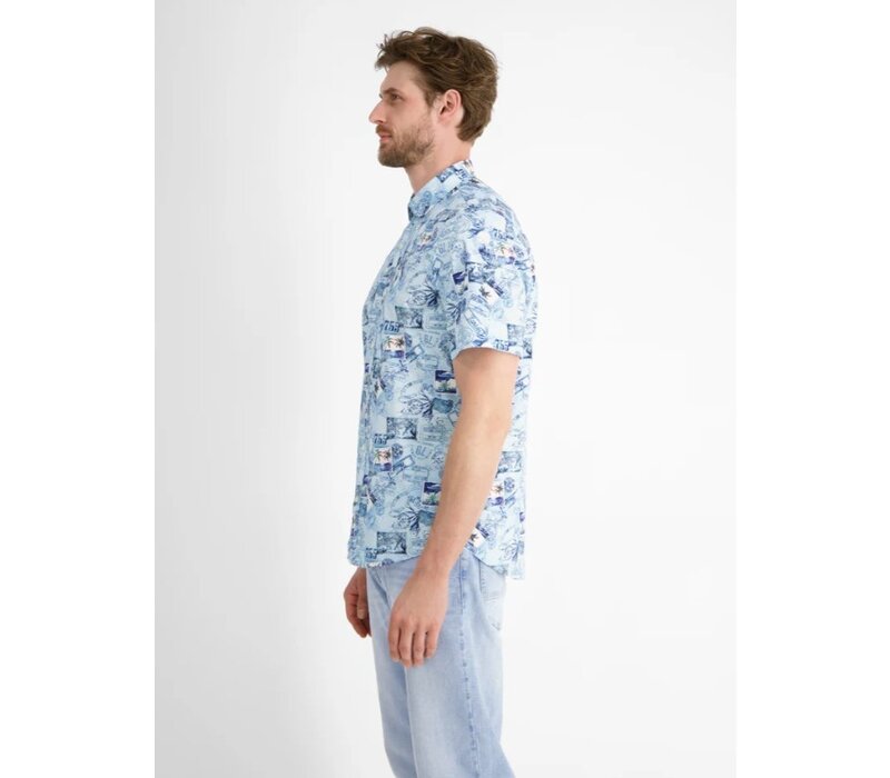 Lerros Overhemd Cobalt Blue