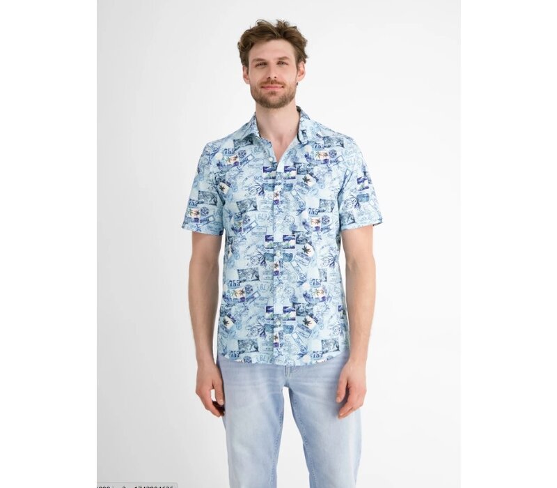 Lerros Overhemd Cobalt Blue